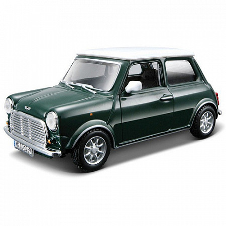 Коллекционная машина Bburago 1:32 Mini Cooper (18-43206) green