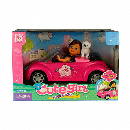Кукла с машиной Qunxing Toys Подружка K899-14
