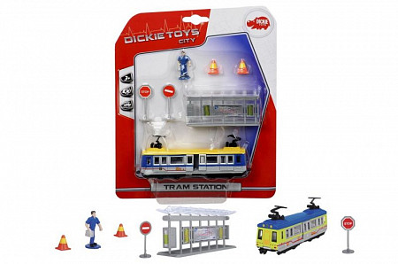 Игровой набор Dickie Toys Трамвайная остановка (203343001)