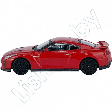 Машинка Bburago 1:43 2017 Nissan GT-R R35 (18-30000/18-30207) red