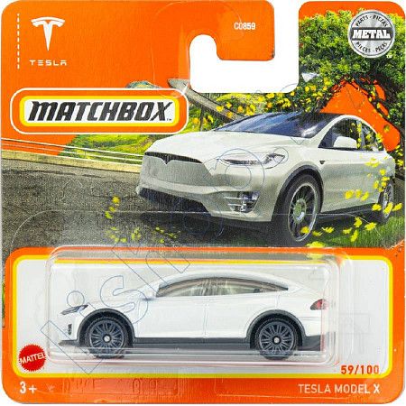 Машинка Matchbox Tesla Model X 59/100 (C0859 HFR40)  mainline 2023