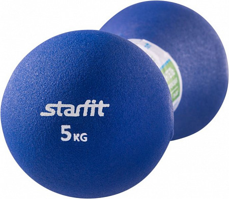 Гантель неопреновая Starfit DB-202 5 кг blue