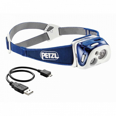 Компактный налобный фонарь Petzl Reactik E92 HMI blue