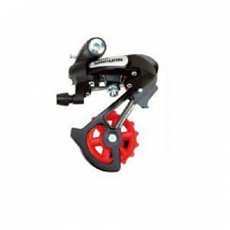 Переключатель задний Shimano Tourney TZ500 GS, крепление на ось, 6 скоростей, ARDTZ500GSB