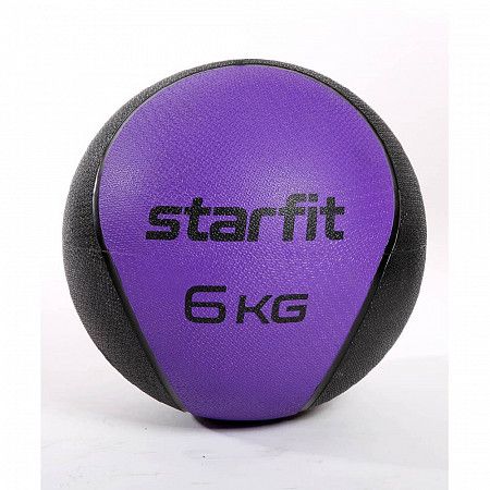 На картинке изображен Медбол Starfit GB-702 высокой плотности 6 кг purple Медбол Starfit GB-702 высокой плотности 6 кг purple