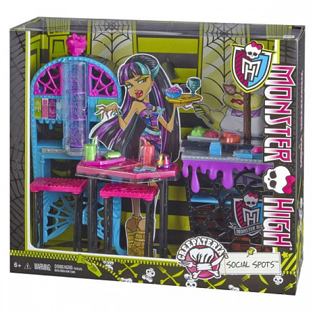 Набор мебели Monster High Кафетерий BJR19 BJR20