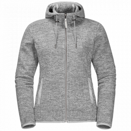 Джемпер женский Jack Wolfskin Patan Hooded Jacket W grey haze