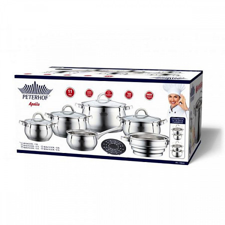 На картинке изображен Набор посуды Peterhof PH-15846 Набор посуды Peterhof PH-15846
