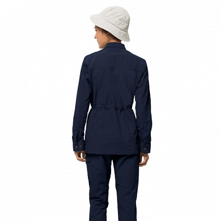 Куртка летняя женская Jack Wolfskin Lakeside Fieldjacket W midnight blue