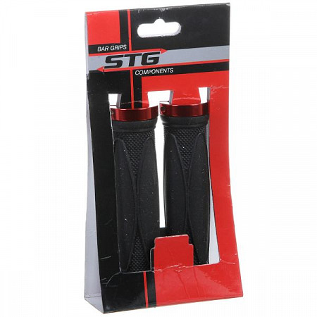 Грипсы STG HL-G202 130 мм Х68693-5 Black/Red