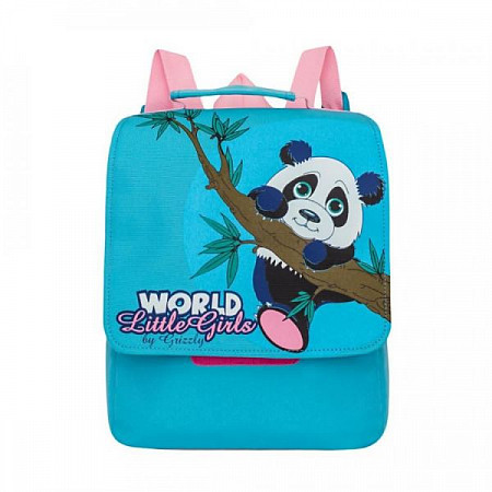 Школьный рюкзак для девочек GRIZZLY RS-895-2 blue
