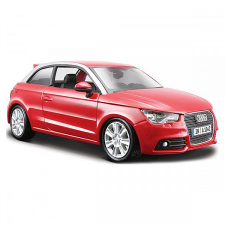 Сборная модель автомобиля Bburago 1:24 Audi A1 (18-25105) red