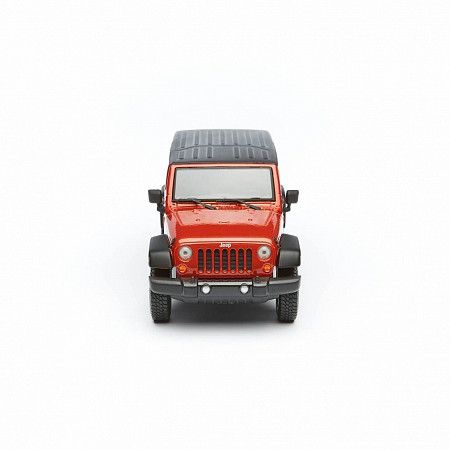 На картинке изображен Машинка Maisto 1:24 Jeep Wrangler (31268) met orange Машинка Maisto 1:24 Jeep Wrangler (31268) met orange