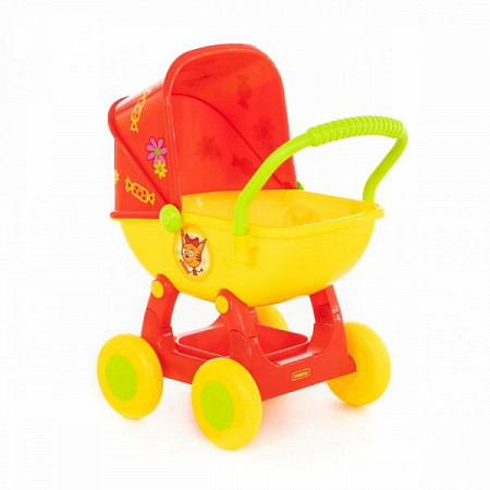 На картинке изображен Коляска для кукол Полесье Три кота №2 71446 Коляска для кукол Полесье Три кота №2 71446