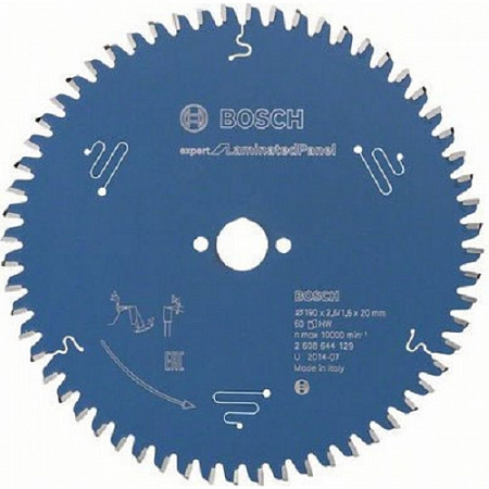 Диск пильный Bosch 190х2 см 60 зубьев 2608644129