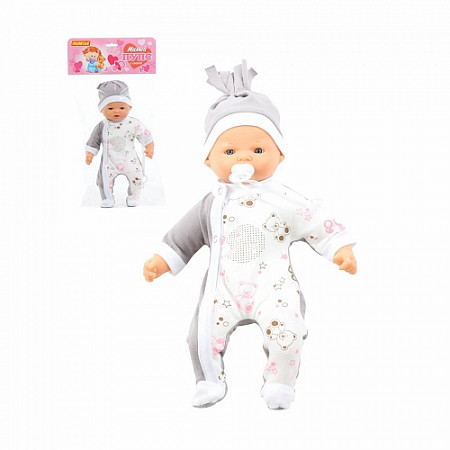 На картинке изображен Пупс мягконабивной Полесье Милый 28см 73075 Пупс мягконабивной Полесье Милый 28см 73075