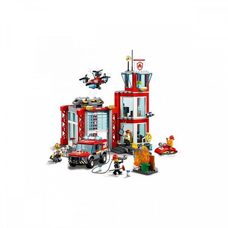 Конструктор LEGO City Пожарное депо 60215