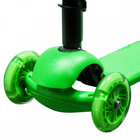 Самокат-кикборд Novatrack Disco-kids Saddle 120S.DISCOKIDS.GN9 Green