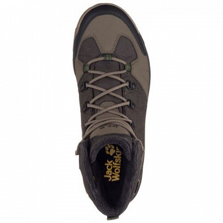Ботинки мужские Jack Wolfskin Cold Terrain Texapore Mid M coconut brown / black