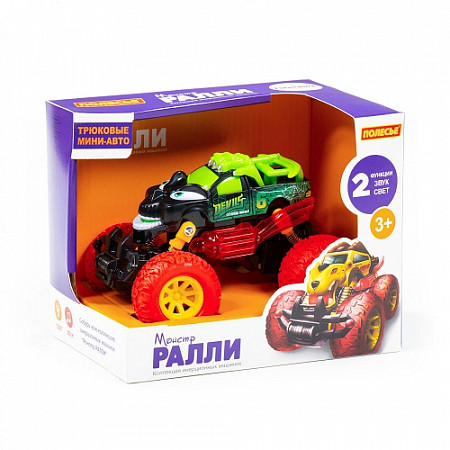 Автомобиль инерционный Полесье Монстр Ралли Демон 78834 green