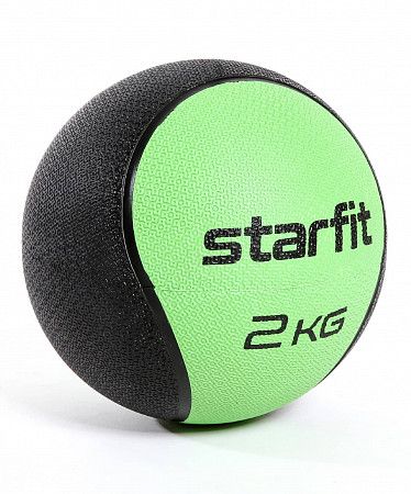 Медбол Starfit  GB-702 высокой плотности 2 кг green