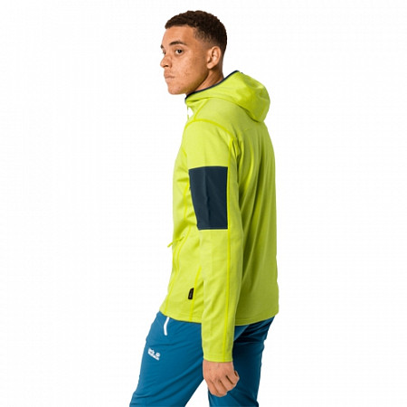 Спортивная куртка мужская Jack Wolfskin Milford Hooded Jacket M flashing green
