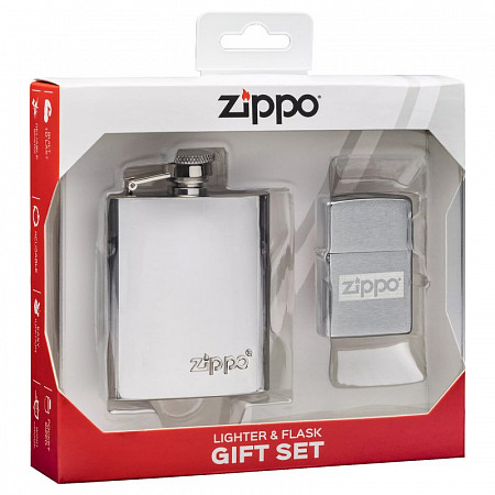 Подарочный набор Zippo фляга и зажигалка 49358