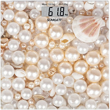 Напольные весы (жемчуг) Scarlett SC-BS33E085