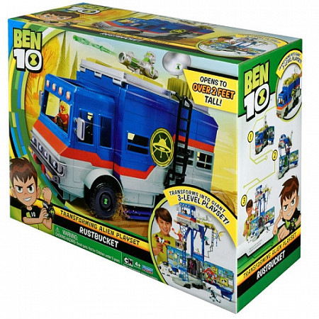 На картинке изображен Игровой набор Ben 10 Трейлер-трансформер 77671 Игровой набор Ben 10 Трейлер-трансформер 77671