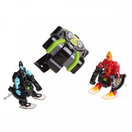 Игровой набор Playmates Ben 10 Омнизапуск Человек-огонь и Молния 76791