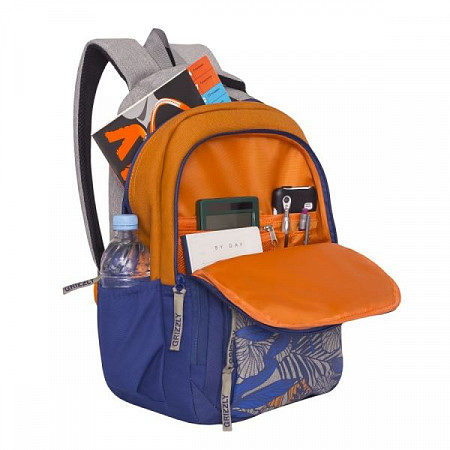 Рюкзак GRIZZLY RD-754-1 blue/orange