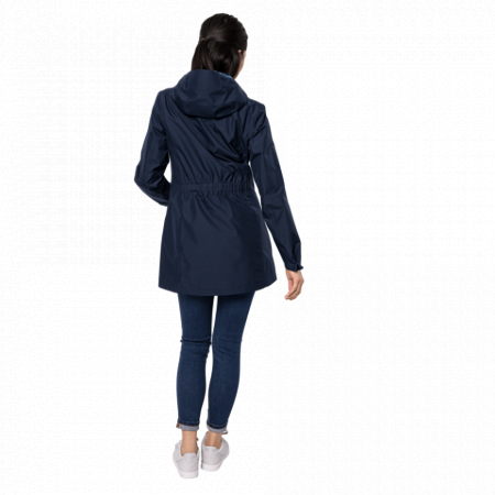 Пальто женское Jack Wolfskin Cape York Coat W midnight blue