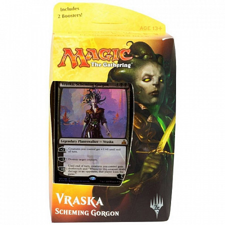 Карточная игра Wizards of the Coast Magic the Gathering Rivals of Ixalan: Vraska. Sheming Gorgon ENG 405688