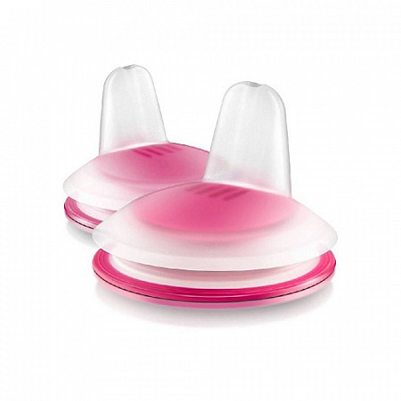 Носик для чашки-непроливайки Philips Avent 6+ мес 2 шт SCF252/00 pink
