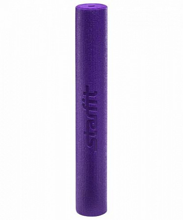 Гимнастический коврик для йоги, фитнеса Starfit FM-101 PVC purple (173x61x0,6)