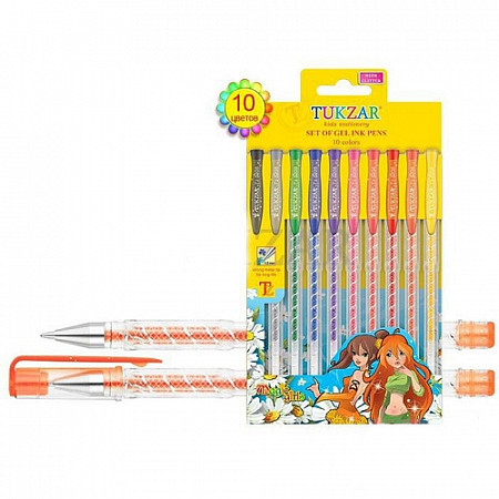Набор ручек гелевых Tukzar TZ 5208-10