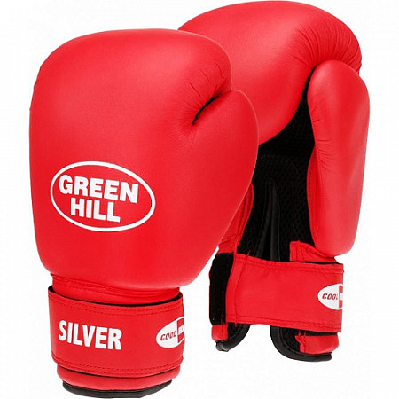 Перчатки боксерские Green Hill Silver BGS-2039 Red