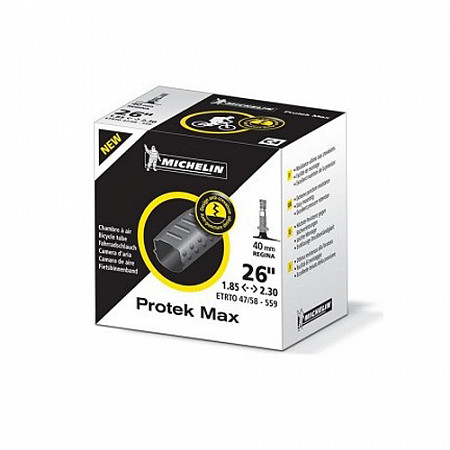 Велокамера Michelin Protek Max 26x1,85/2,30 (47/58-559) AV35 с латексом 3467086