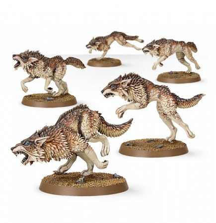 Фигурки Games Workshop Warhammer: Space Wolves Fenrisian Wolf Pack 53-10