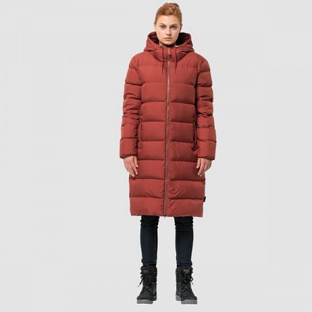 Пальто женское Jack Wolfskin Crystal Palace Coat red