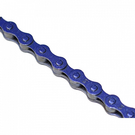 Цепь KMC z410n 1 скорость 1/2"x1/8"x116 blue ZTB98174