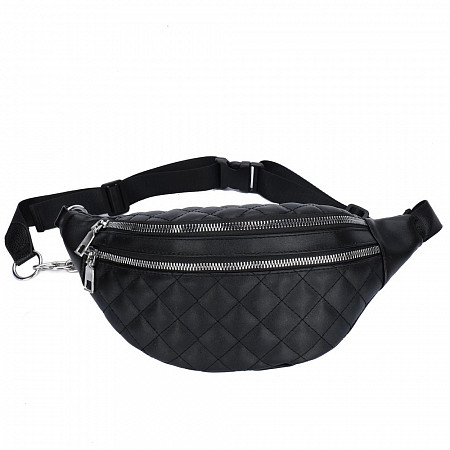 Поясная сумка женская Ors Oro OPS-0159 black