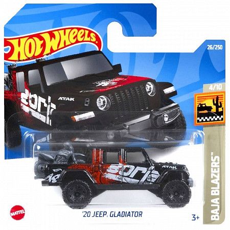 Машинка Hot Wheels Базовой коллекции 20 Jeep Gladiator 26/250 (5785 HCT50) mainline 2022