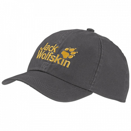 Бейсболка детская Jack Wolfskin Kids Baseball Cap dark steel 1901011-6031495