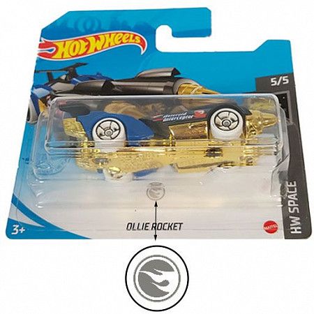 Машинка Hot Wheels Базовой коллекции Ollie Rocket 199/250 (5785 GTC91)