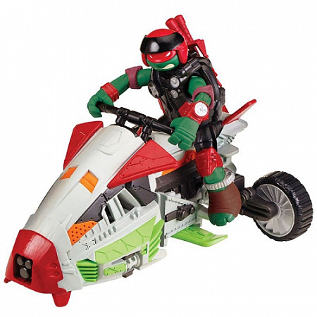 Игрушка Turtles Вездеход-аэроглиссер с фигуркой Рафа серия Mutation 94263