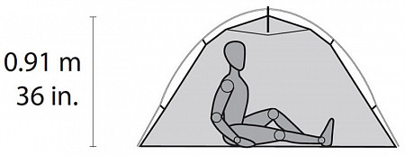 Палатка MSR Hubba NX grey 02746