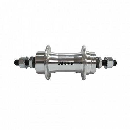 Втулка задняя Joy Tech A076, V-brake, 36 H, ось 3/8"х160х110 мм, под трещетку silver A076