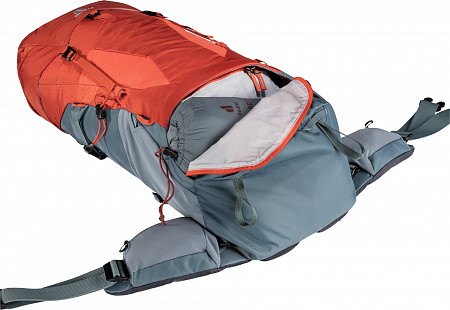 Рюкзак Deuter Aircontact Lite 45+10 SL 3340421-5212 paprika/teal (2021)