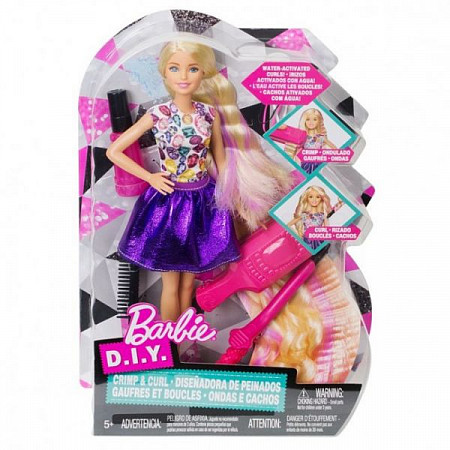 Игровой набор Barbie Цветные локоны DWK49